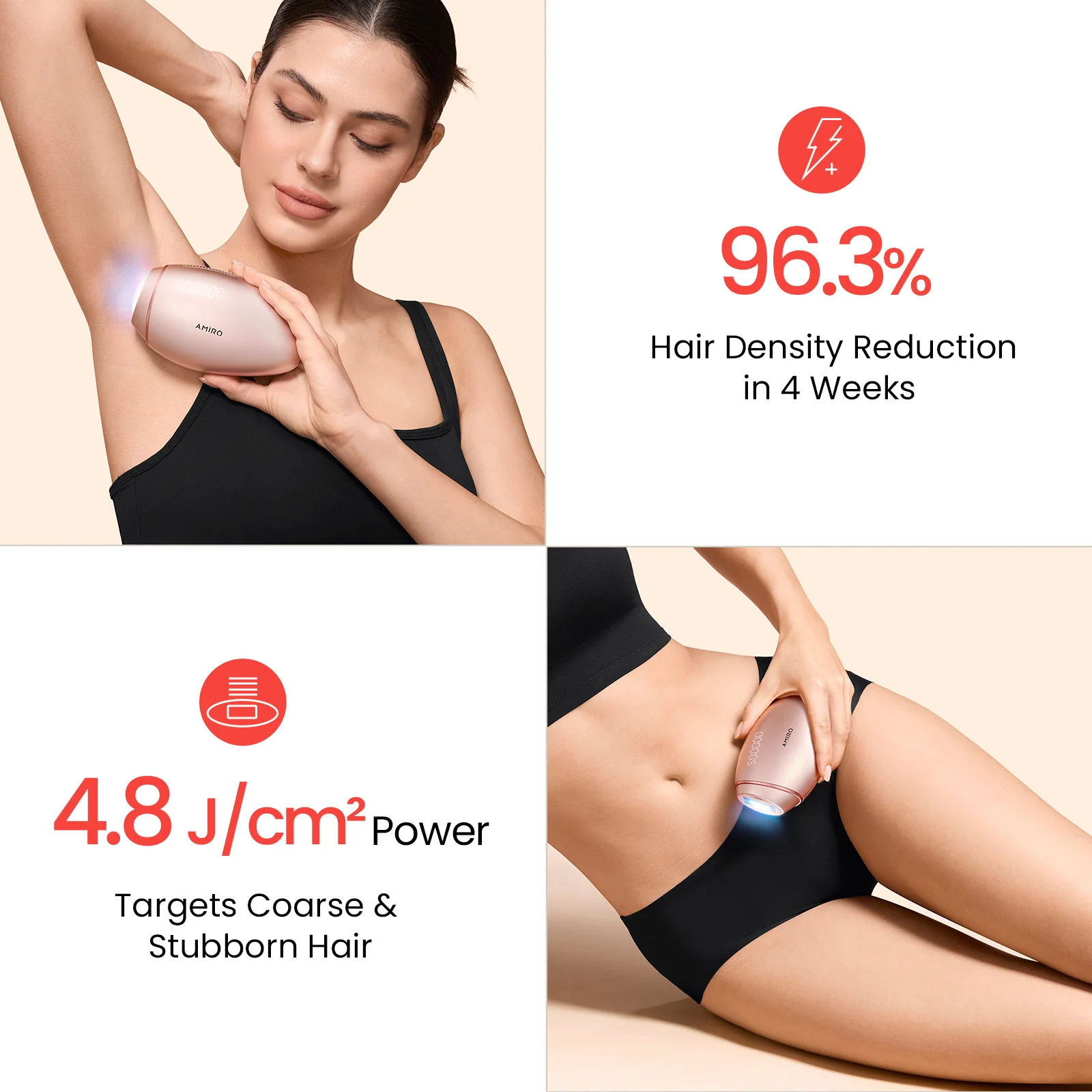 AMIRO T1 Smart IPL Ice-Cooling Hair Removal Device - Image 4